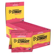 Honey Stinger Organic Energy Chews, Cherry Blossom, 1.8 oz, 12 Count Box