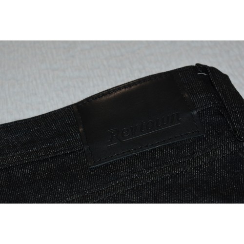 Revtown Jeans Mens Size 34 x 30 Athletic Tapered Fit Black Cotton Blend Stretch - Picture 8 of 9