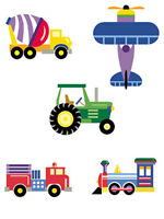 Olive Kid Trains Planes Trucks Tractors 25 Kids Wallies Wallpaper Stickers Decal Olive Kid Trains Planes Trucks Tractors 25 Kids Wallies Wallpaper Stickers Decal