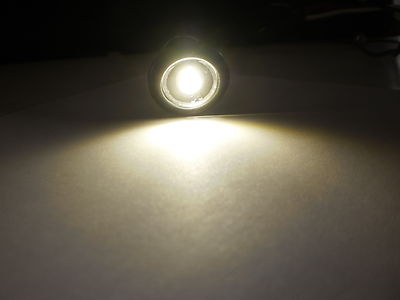 3//4/" Mini Blue LED Light Hot Spot Truck Trailer RV Accent Marker Light