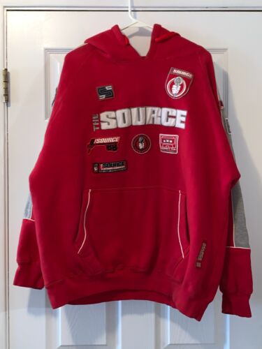 VINTAGE THE SOURCE HIP HOP MENS XL HOODIE - Picture 2 of 7