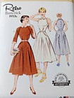 Lovely Vintage 1950's Retro Dress W/without Sleeves Butterick Sew Pattern B6992