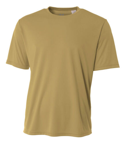 A4 Mens Dri-Fit Workout Running Cooling Performance Crew Jogging T-Shirt - N3142 - Picture 36 of 37