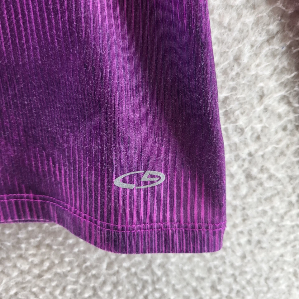 Camisa Champion Niños Niñas 2XL XXL Púrpura C9 Manga Larga Pullover Elastizada Foto 3 de 4