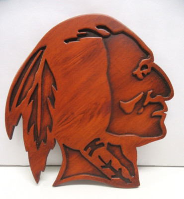 Native American Chief Heavy Wood Look 9''x9'' Plaque Like Old Buffalo Nickel ..OR?