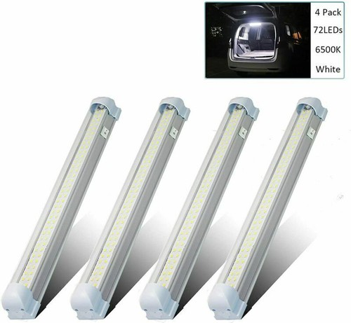 72LED Interior Light Strip Bar With ON/OFF Switch Car Van Bus Caravan 12V - Picture 7 of 12