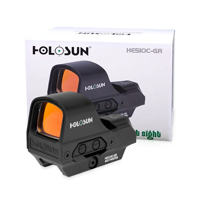 Holosun HE510C-GR Green 2MOA Dot 65MOA Circle Solar Reflex Sight Concealed Carry