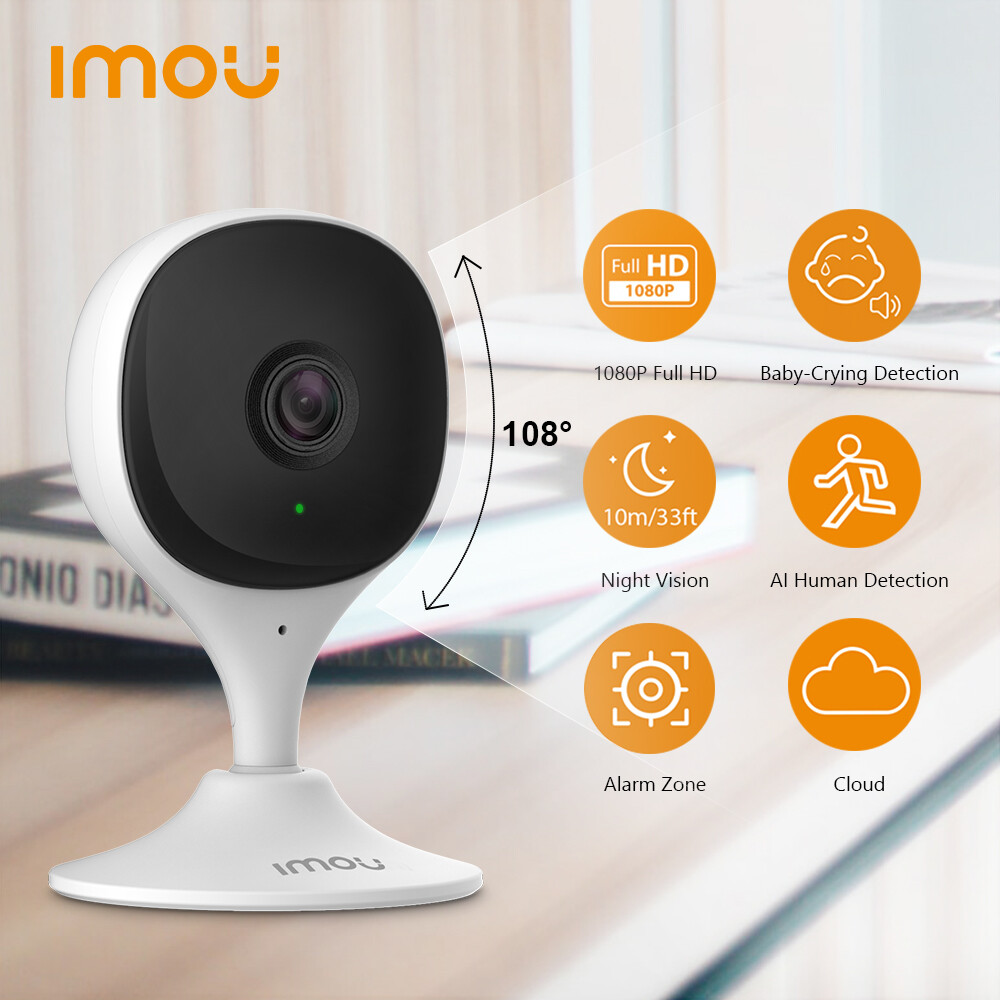 IMOU UK 1080P IP Camera Wireless WIFI Indoor CCTV HD Smart Home Security IR Cam