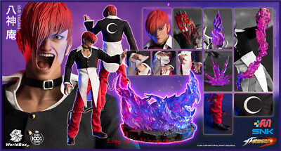 WorldBox KF100 KOF 98 IORI YAGAMI Deluxe Version 1/6 Figure