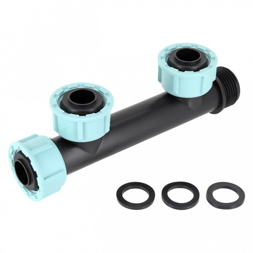 Multi-T-Verteiler Innengewinde Swivel Überwurfmutter mit O-Ring x Außengewinde - Bild 1 von 3