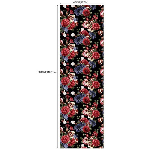 Red Rose Living Room&Bedroom Decor Paper Peel Stick Wallpaper Self-Adhesive 3m - Picture 6 of 6