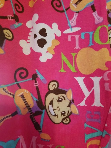 NEW JOE BOXER GIRLS 3 PC CAPRI/ LONG TOP MUSIC MONKEYS SIZE MEDIUM SIZE 8 - Picture 6 of 6