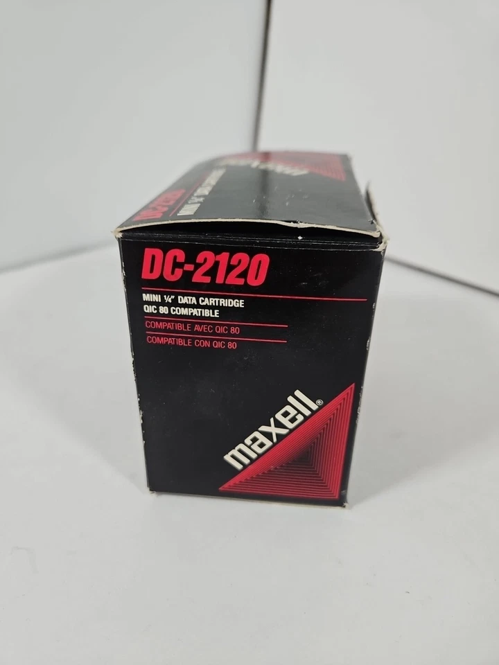 Paquete de 5 mini cartuchos de datos Maxell DC 2120 XL cinta de copia de seguridad 120 MB GUC Foto 4 de 4