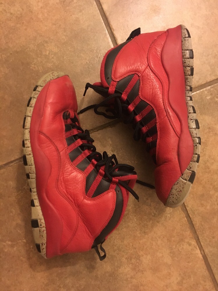 NIKE AIR JORDAN 10 RETRO 30TH BULLS OVER BROADWAY RED Men’s 10.5 NIKE AIR JORDAN 10 RETRO 30TH BULLS OVER BROADWAY RED Men’s 10.5