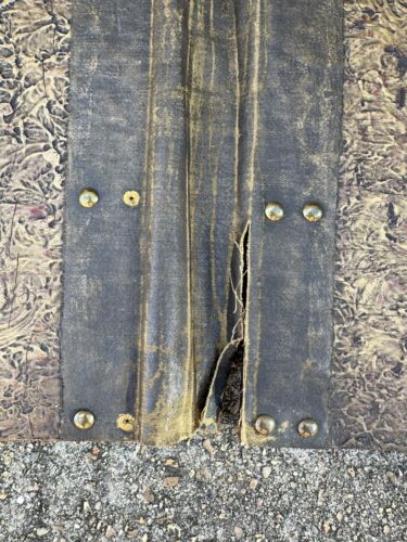 Antique Wood & Leather Book/Family Bible Cover - Foto 3 di 5