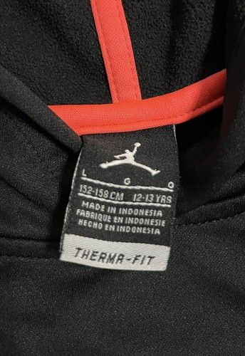 Nike Air Jordan Jumpman Therma-Fit Hoodie Sweater Children’s Youth Size Large - Picture 3 of 4