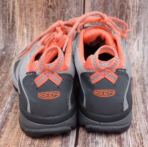 Keen Dry Tryon Waterproof Outdoor Trail Hiking Shoes Womens Size 6 Gray Coral - Picture 6 of 9