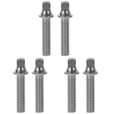 6 Pcs Drum Key Screws Snare Drum Tension Rods Accessories for Bass Drum Screw...