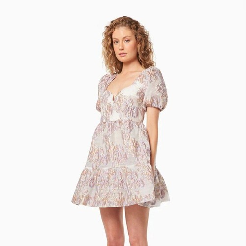 ELLIATT DOLOMITE Short Puff Sleeve Mini Dress NWT Women Dress Size Small - Bild 4 von 8