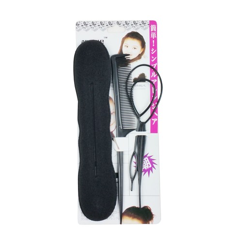 Hair Styling Tools Bun Maker Topsy Tail Braid Ponytail Maker Comb DIY - Picture 2 of 3