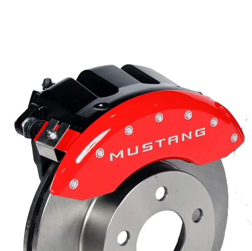 Juego de 2 cubiertas de pinza de disco de freno delanteras rojas "MGP" Ford Transit Connect 2010-2012 Foto 4 de 4