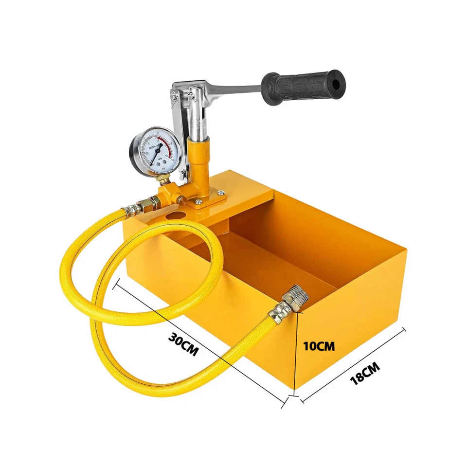 Befüllpumpe 25bar Handpumpe Prüfpumpe Testpumpe Heizung Wasser Pumpe Solar - Bild 3 von 4