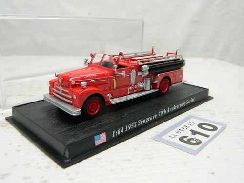 Del Prado 1:64 Fire Engines Of The World USA 1950 Seagrave 70th Anniversary