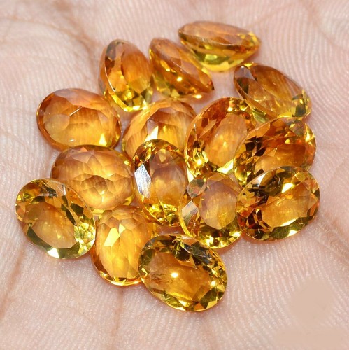 Natural Citrine Oval Faceted Cut Loose Calibrated Gemstone Ready for Jewelry - Picture 18 of 22