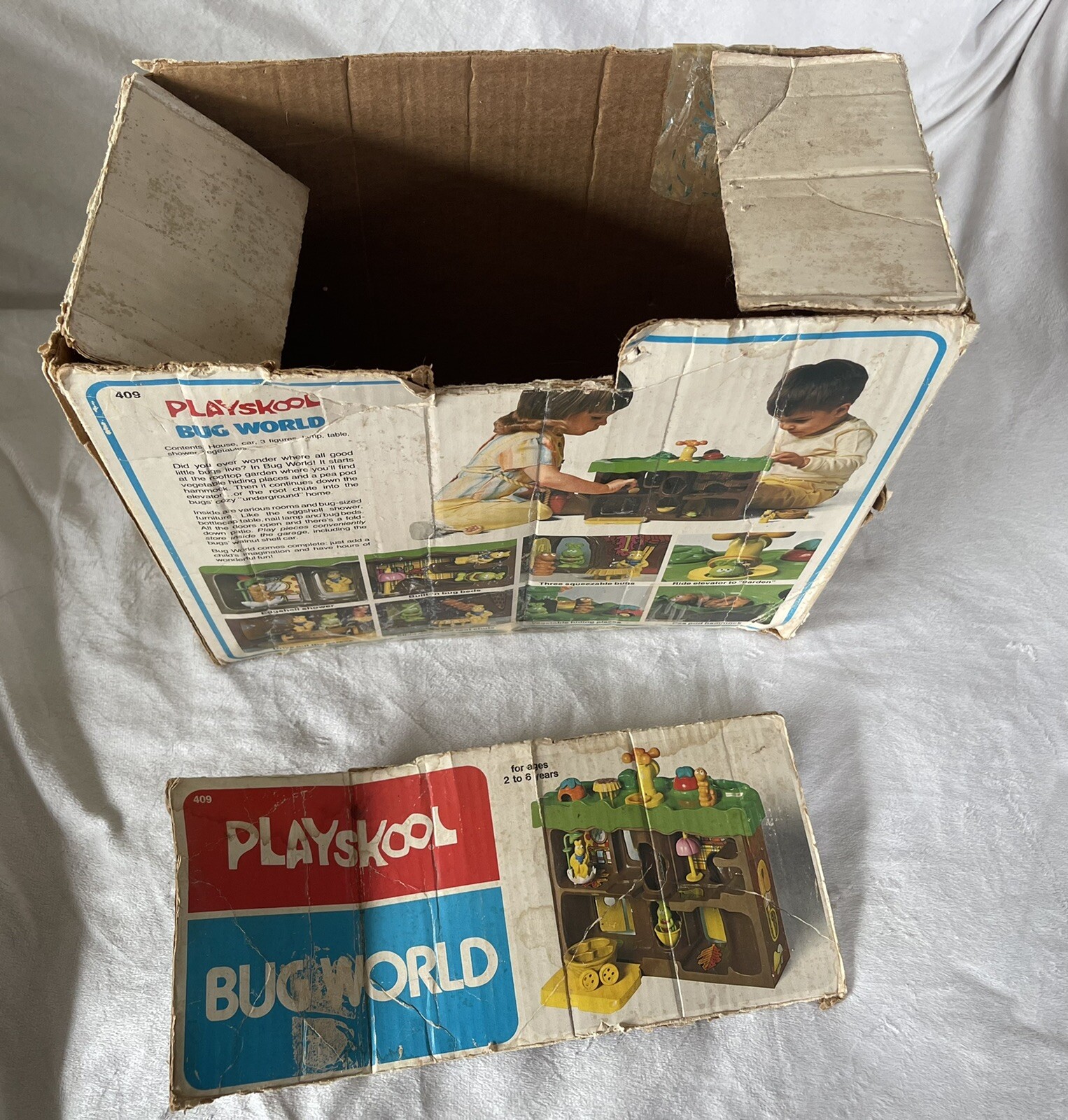 Vintage Playskool: Bug World Playset With Box And Instructions #409 | eBay Vintage Playskool: Bug World Playset With Box And Instructions #409 | eBay