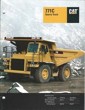 Equipment Brochure - Caterpillar - 771C - Quarry Dump Truck Mining c1994 (E4057)
