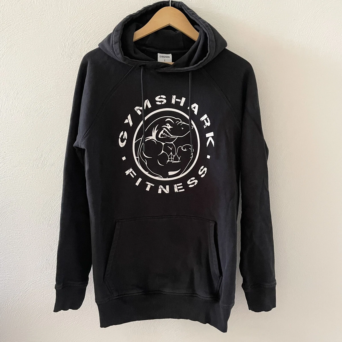 Gymshark Legacy Fitness OG Black Sweatshirt Hoodie Men s Size S