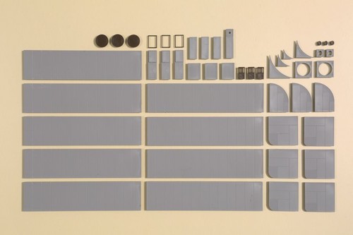 42657 Auhagen - Gehwegplatten mit Zubehör - H0/TT - Bild 1 von 6