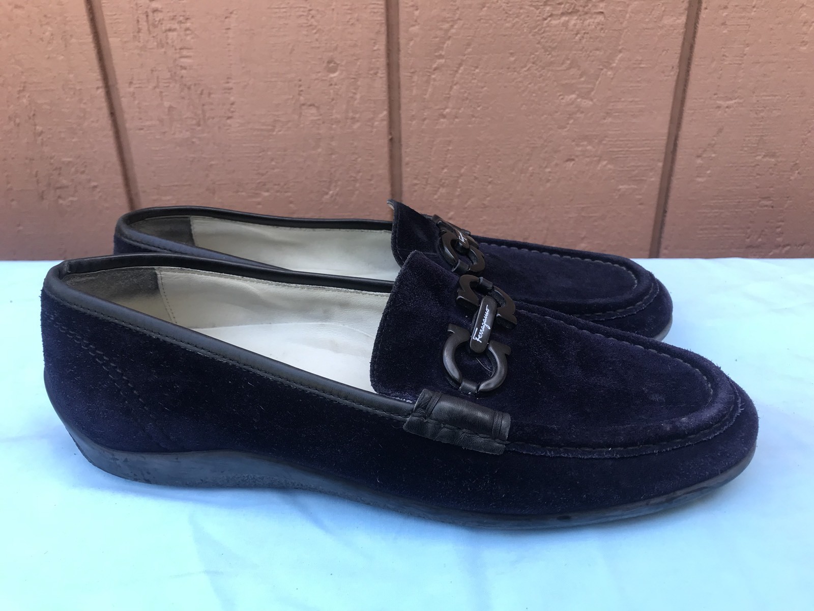Excelente condición usada nos Salvatore Ferragamo 7.5C púrpura Gamuza Moc Gancini Bit Mocasín precio minorista sugerido por el fabricante 659 A6 Excelente condición usada nos Salvatore Salvatore Salvatore Ferragamo 7.5C púrpura Gamuza Moc Gancini Bit Mocasín precio minorista sugerido por el fabricante 659 A6 marca