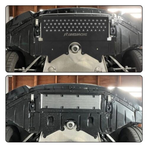 Oil Cooler Skid Plate For BMW G80 G82 M3 M4 G87 M2 2021-2024 Aluminum Black - Picture 10 of 11