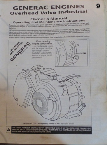 EQUIPMENT MANUALS BOOKS by VARIATION GARBAGE TRUCK, SWEEPER, SPREADERS, PTO'S - Picture 60 of 112