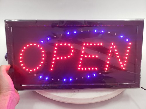 OPEN Sign - LED Neon Light Animated Motion with ON/OFF Business Commercial 65305 - 第 13/13 張圖片