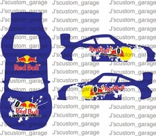 Redbull V1 Porsche 1/64 custom water slide decal for hot wheels