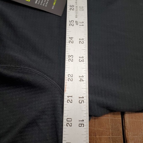 NIKE Dri-Fit MÄDCHEN Langarm 1/4 Reißverschluss Pullover Oberteil Neu mit Etikett Laufen Slim Fit schwarz - Bild 11 von 12