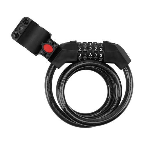 5- Password Bike Lock Waterproof Rustproof Anti-theft Cycling Lock