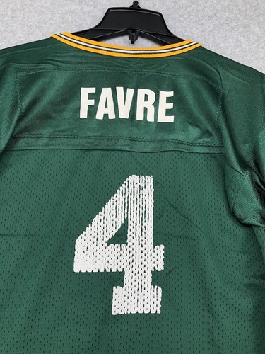 Vintage Green Bay Packers Brett Favre #4 Champion Jersey Youth Large (14-16) - Picture 5 of 10