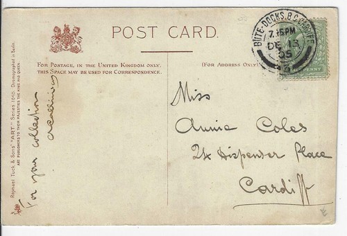 1905 Tuck Art #1645 Postal "A Coming Man" Niños como adultos Niño con Fez - Imagen 2 de 2