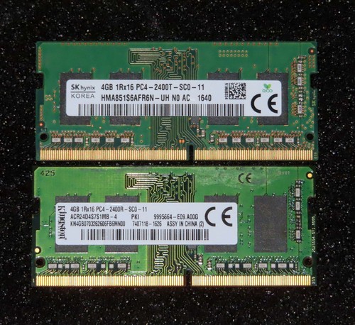8GB (2x4GB) PC4-2400T PC4-2400R DDR4 Laptop Memory (SODIMM) PC4-2400: FREE Ship