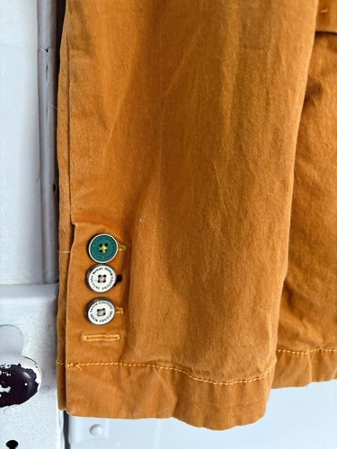 Blazer arancione terroso, giacca primaverile calda vintage, colorato Emily in Paris aesth - Foto 7 di 10