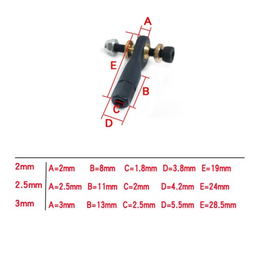 10pcs M2M2.5M3 Rod End Ball Joint With ScrewSet For RC Airplane Car Boat Crawler - Picture 22 of 25