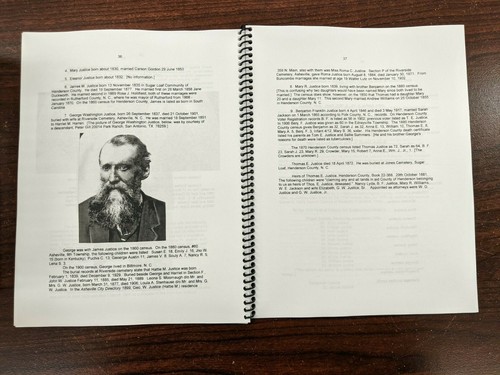 JUSTICE gone Astray (JUSTIC, JUSTUS) New Genealogy 66 page Book by PARRIS - Picture 8 of 8