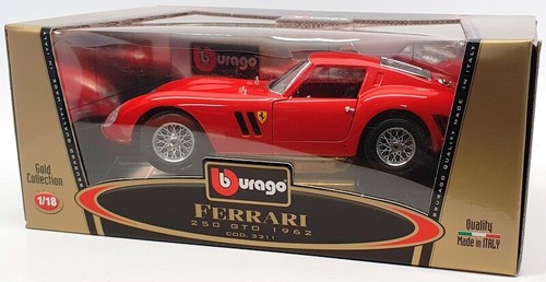 Burago 1/18 Scale Model Car 3311 - 1962 Ferrari 250 GTO - Red - Picture 5 of 5
