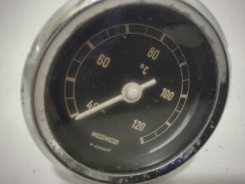 MOTO METER TEMPERATURE GAUGE - Temp Oil Classic Car Dashboard Vintage W.Germany - Picture 8 of 13