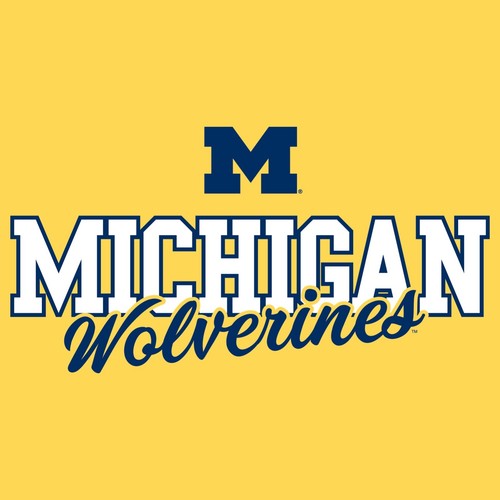 Michigan Wolverines Fresh Script Licensed Unisex T-Shirt - Picture 2 of 21