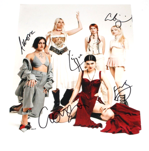 THE LAST DINNER PARTY BAND SIGNED 11x14 PHOTO COA ALBUM ABIGAIL GEORGIA EMILY - Picture 2 of 2