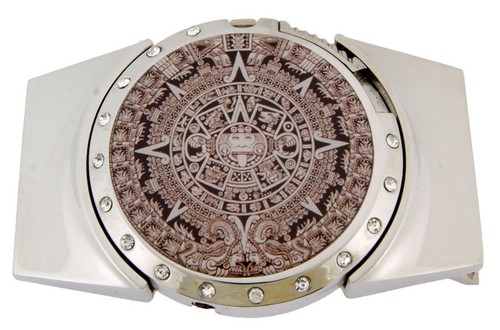 Neu Maya Mexiko HERREN COWBOY WESTERN Azteken Kalender ABNEHMBARES FEUERZEUG Gürtelschnalle - Bild 72 von 90